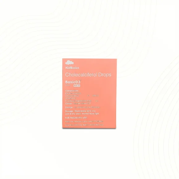 Basic D3 800 I.U Drops 30ML Back 580x580