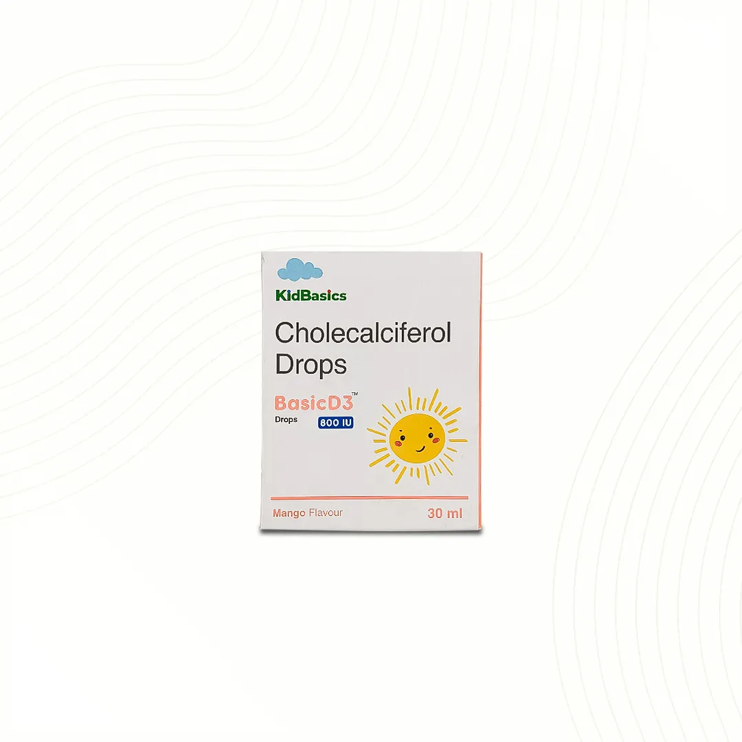 Basic D3 800 I.U Drops 30ML